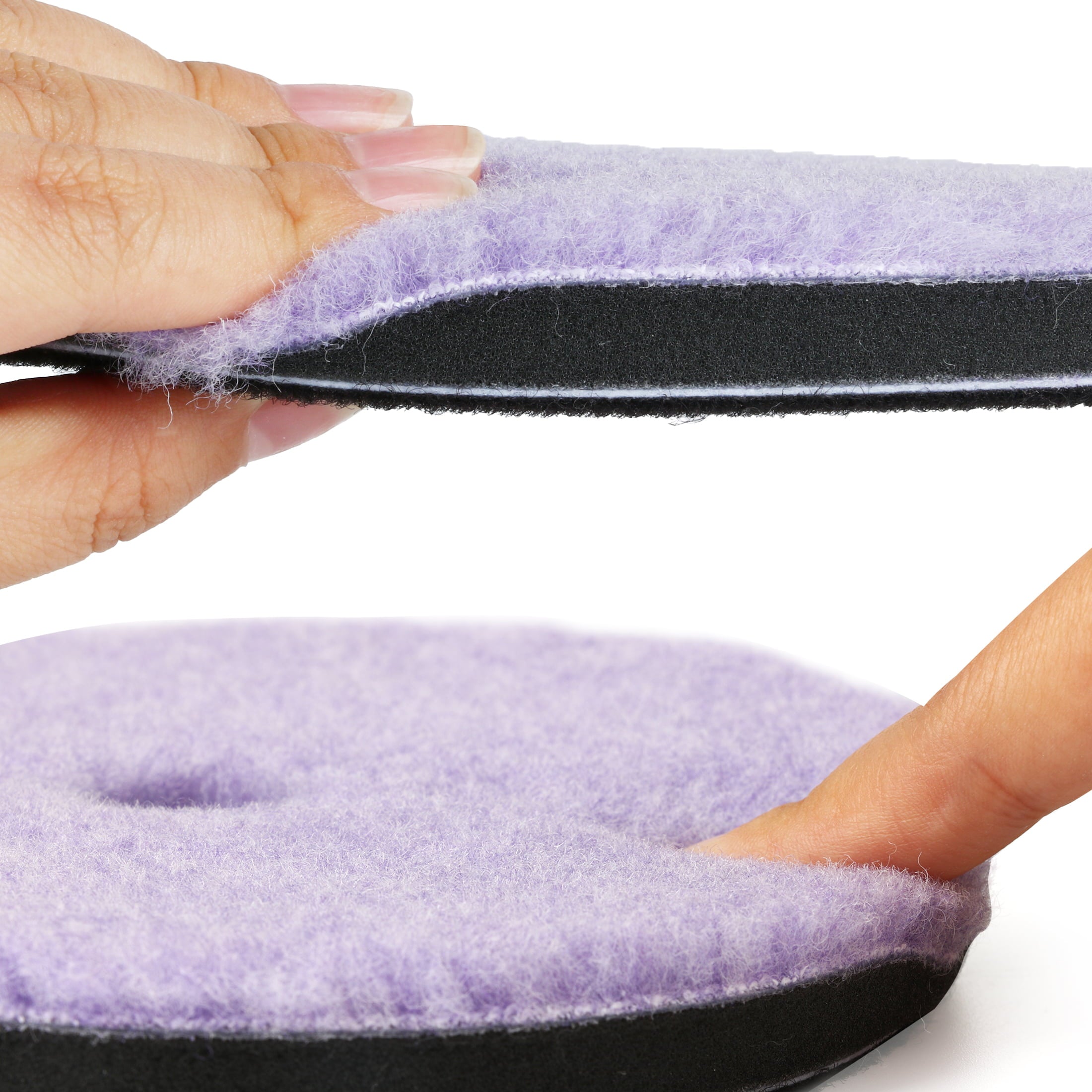 Lake Country Purple Foamed-Wool Buffing and Polishing Pad, 5.25"