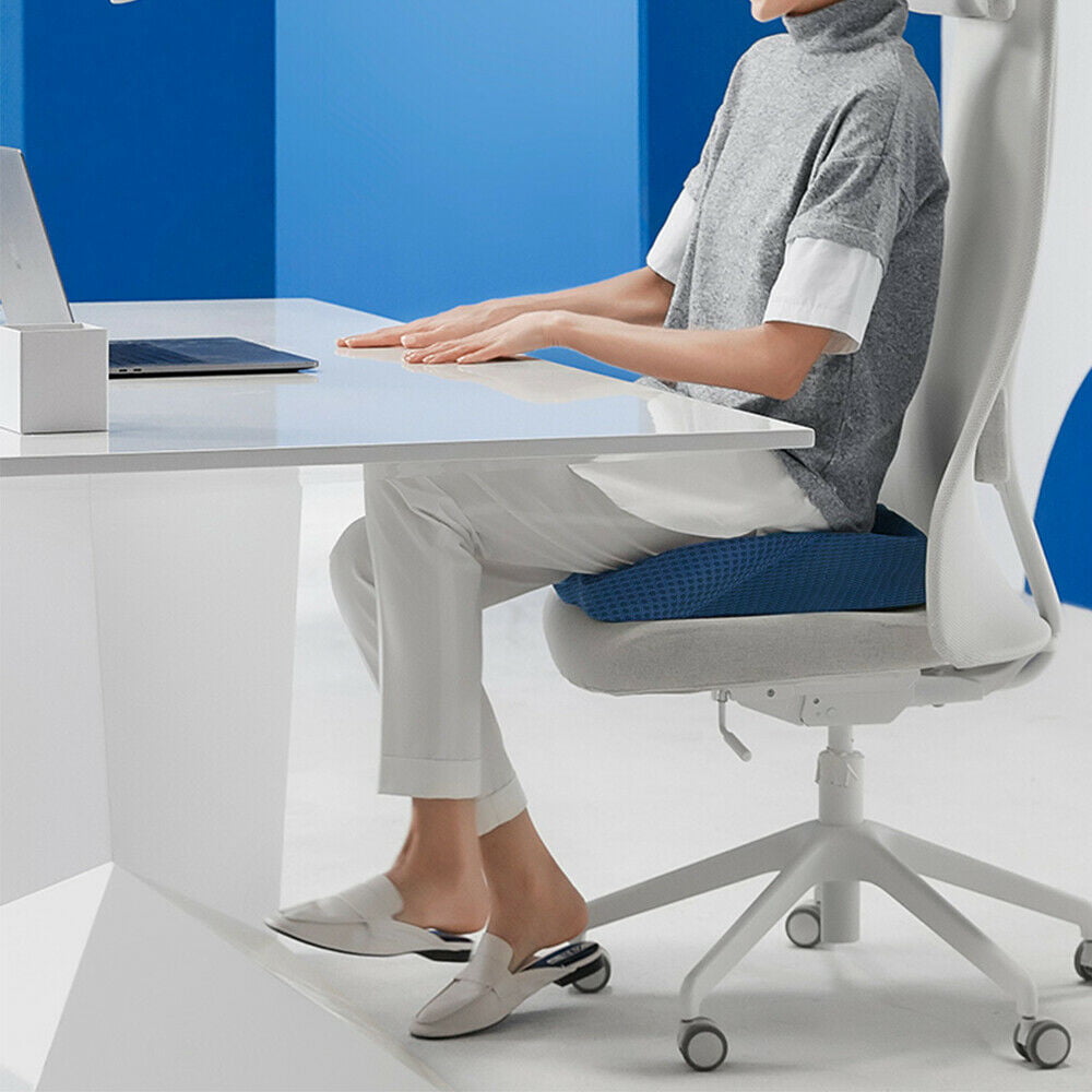Seat Cushion Cool Gel Memory Foam Chair Pillow Orthopedic Office Chair Car Pad