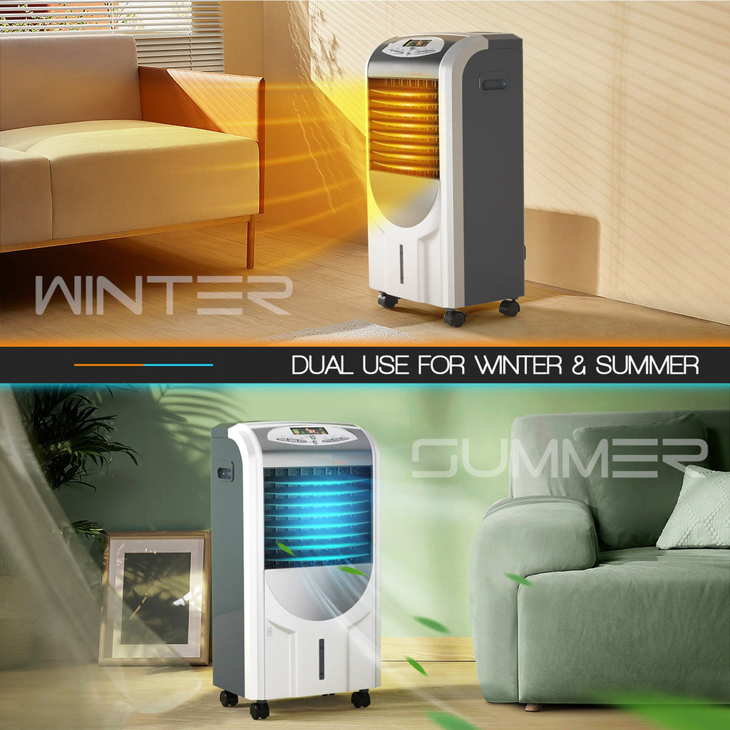 Gymax Air Cooler Heater Portable Evaporative Fan Filter Humidifier