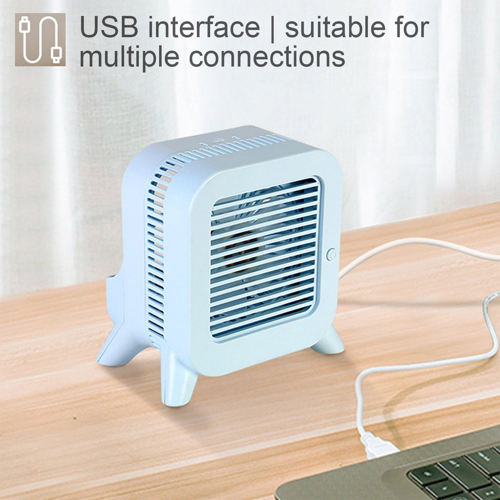Portable Conditioner, Upgraded Mini Personal Evaporative Cooler Fan With Antis-Leakage Water,3 Speeds, Ultra-Quiet For Room Bedroom Office Home Tent