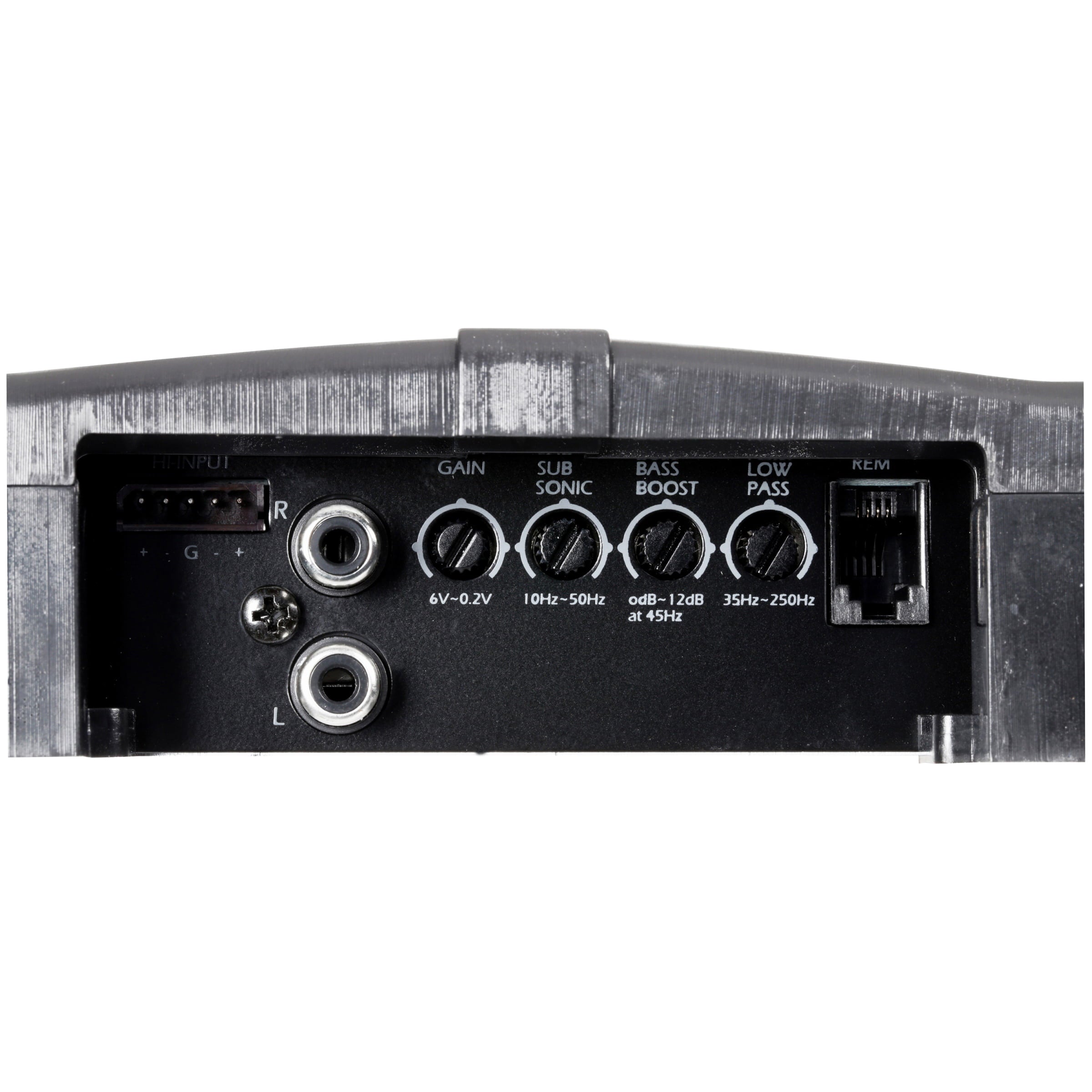 Power Acoustik RZR1-2500D Amplifier | RAZOR Series Subwoofer 1-Channel Amplifier | 2 Ohm Max Power 2,500 Watts