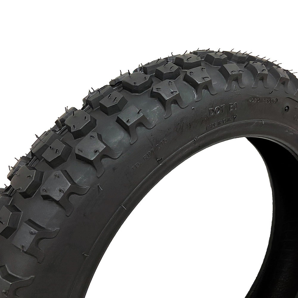 Motorcycle Tire 3.00-12 Front or Rear Trail Motocross Off-Road Knobby Tread (Model P75)