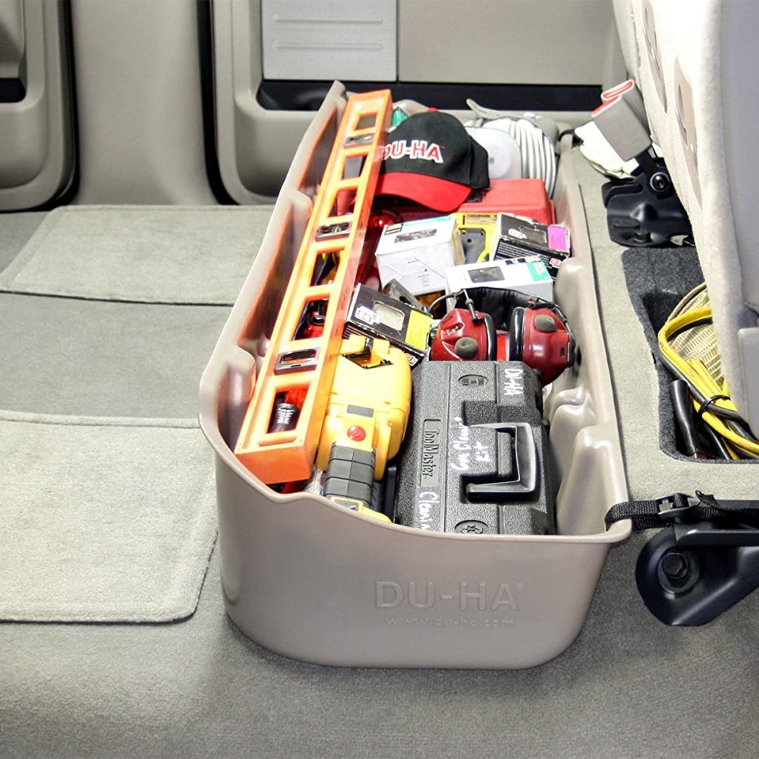 DU-HA Ford F-150 Super Crew Cab 09-14 with No Factory Sub Under Seat Unit, Gray