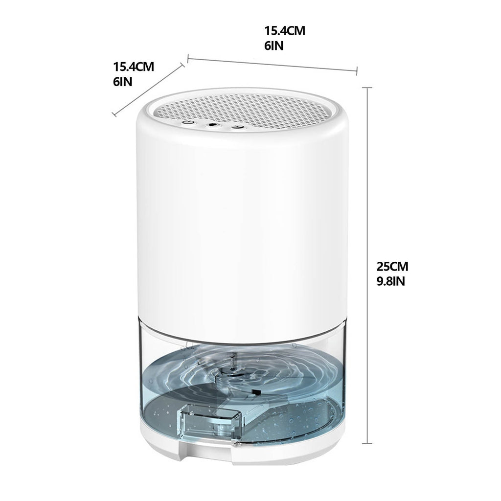 WGOUP Dehumidifiers For Home, 280 S Q.ft Quiet Dehumidifier, Portable Small Dehumidifier With Color Lights, Remove Humidity In Basement, Bedroom, Bathroom, RV, Closet,One Size