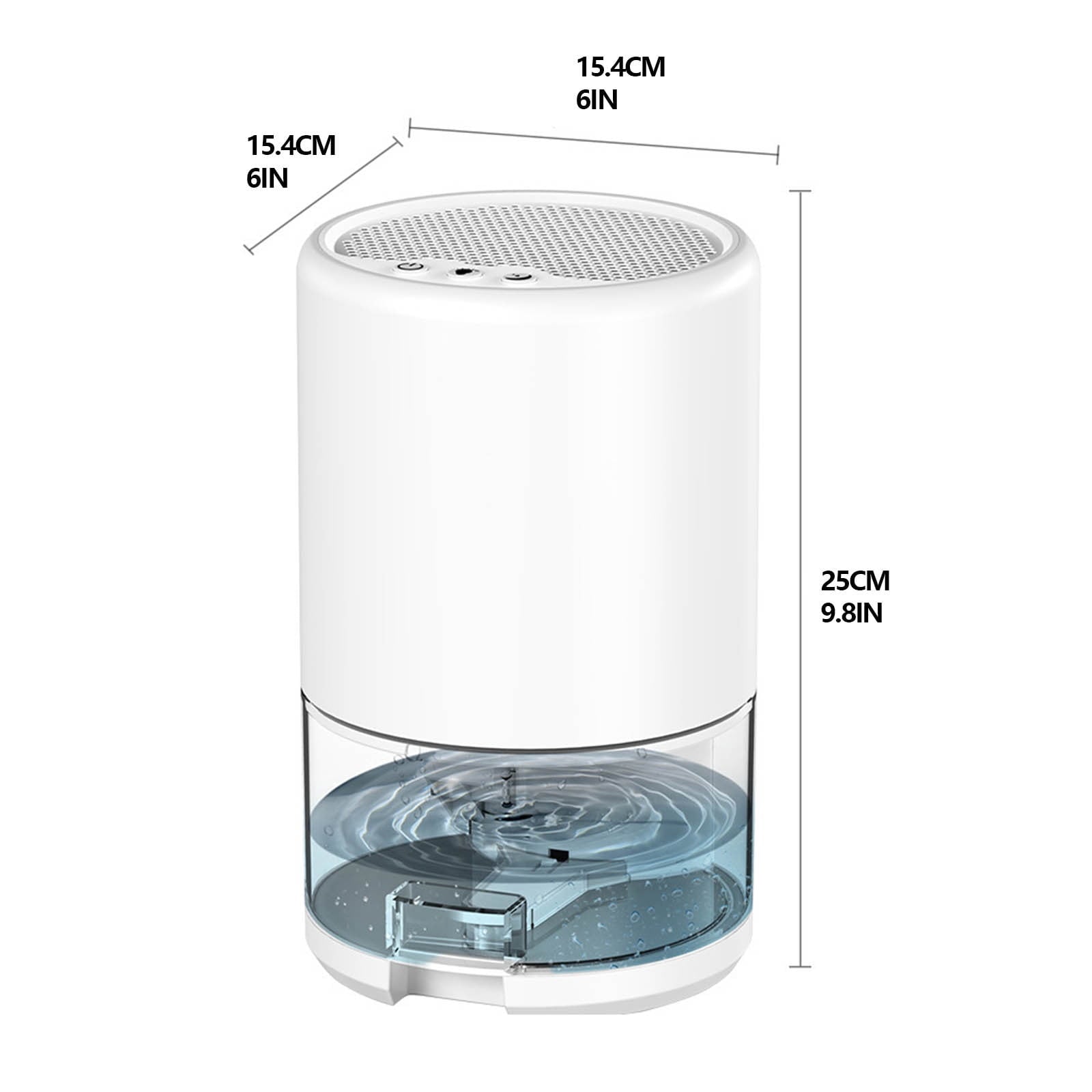 WGOUP Dehumidifiers For Home, 280 S Q.ft Quiet Dehumidifier, Portable Small Dehumidifier With Color Lights, Remove Humidity In Basement, Bedroom, Bathroom, RV, Closet,One Size
