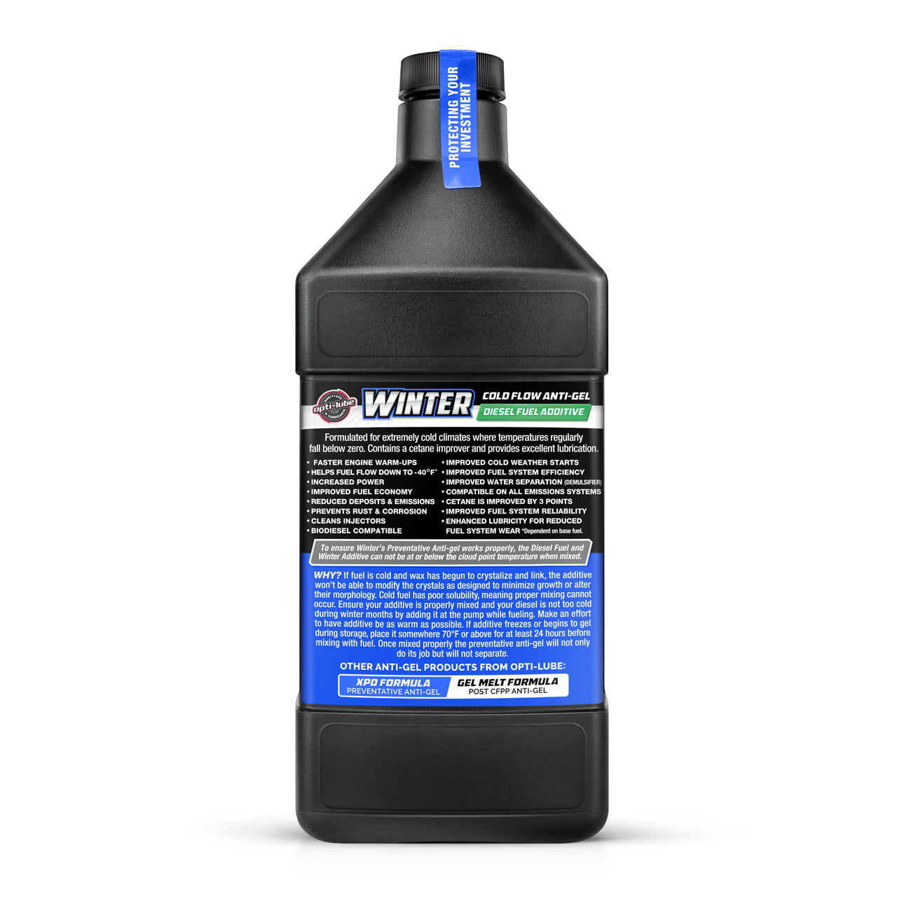 Opti-Lube Winter Formula Diesel Fuel Additive: Quart Treats up to 128 Gallons