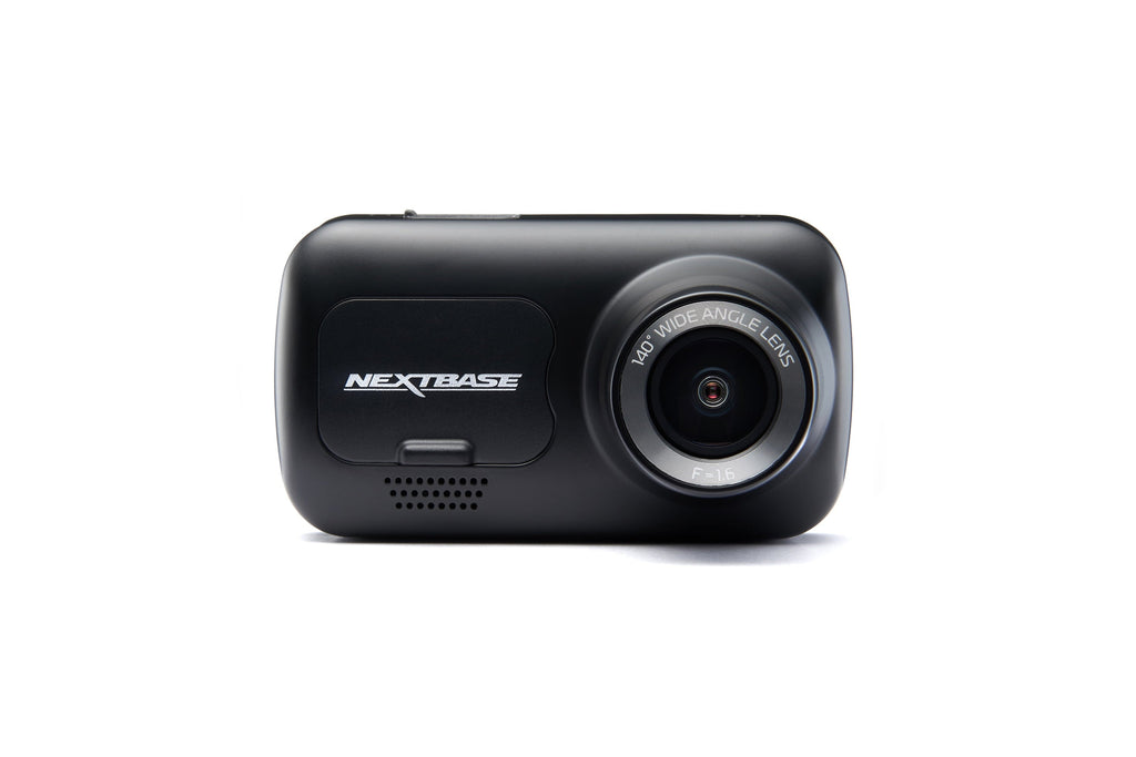 Nextbase 222X Compact Dual Dash Cam Front & Rear 2.5" HD IPS Screen, 1080p Full HD, 6 Layer Lens, Black, 0.17 lbs assembled.