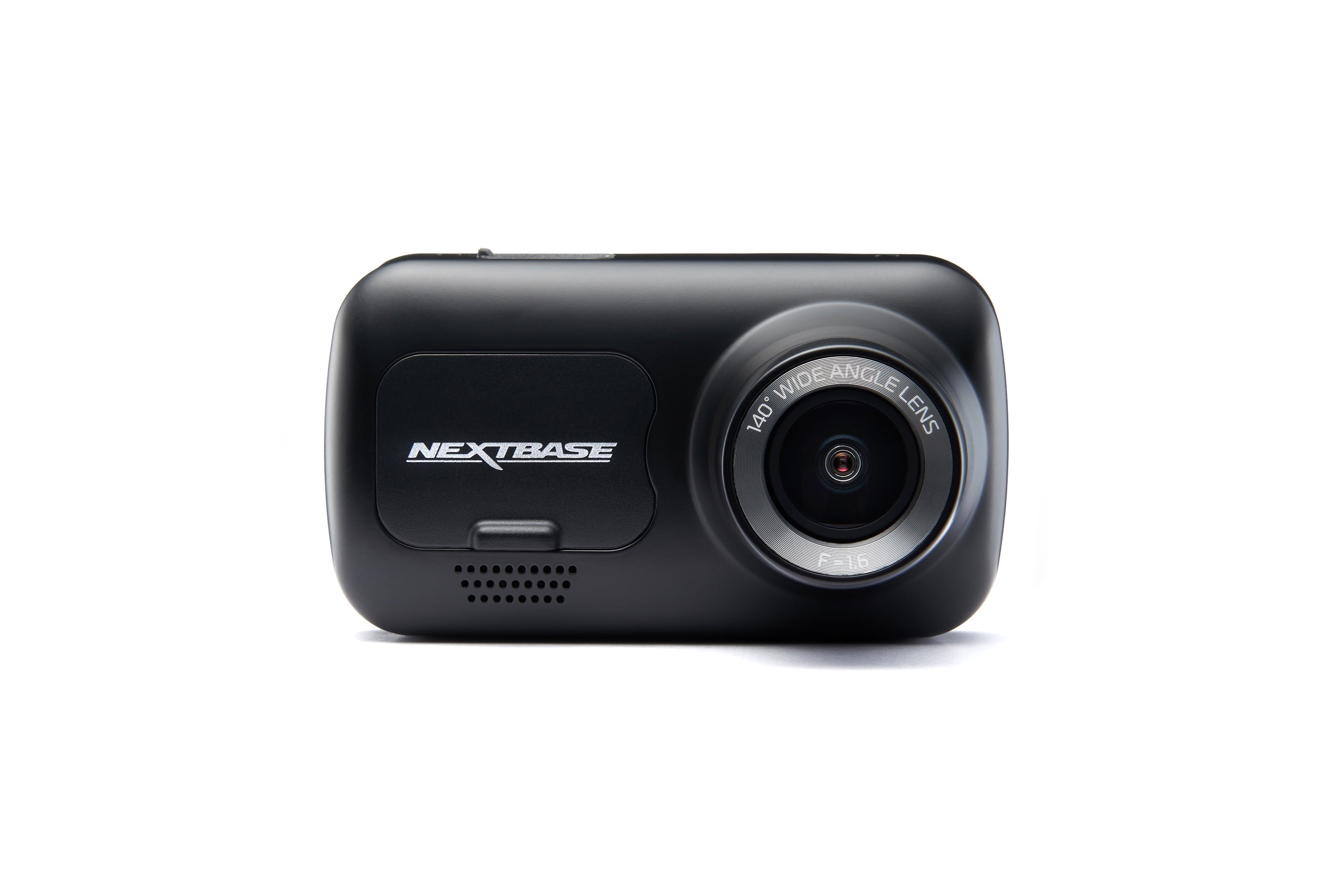 Nextbase 222X Compact Dual Dash Cam Front & Rear 2.5" HD IPS Screen, 1080p Full HD, 6 Layer Lens, Black, 0.17 lbs assembled.