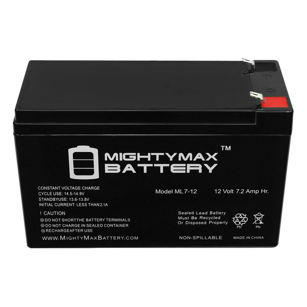 12V 7AH SLA for Razor Lawn Mower Audio Alarm Motorola 350 GPS