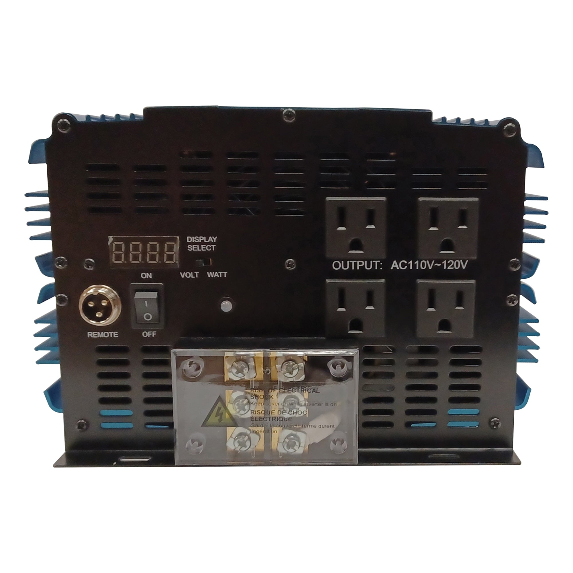 PowerBright PW6000-12 12-Volt Modified Sine Wave Inverter, 6,000 Watts