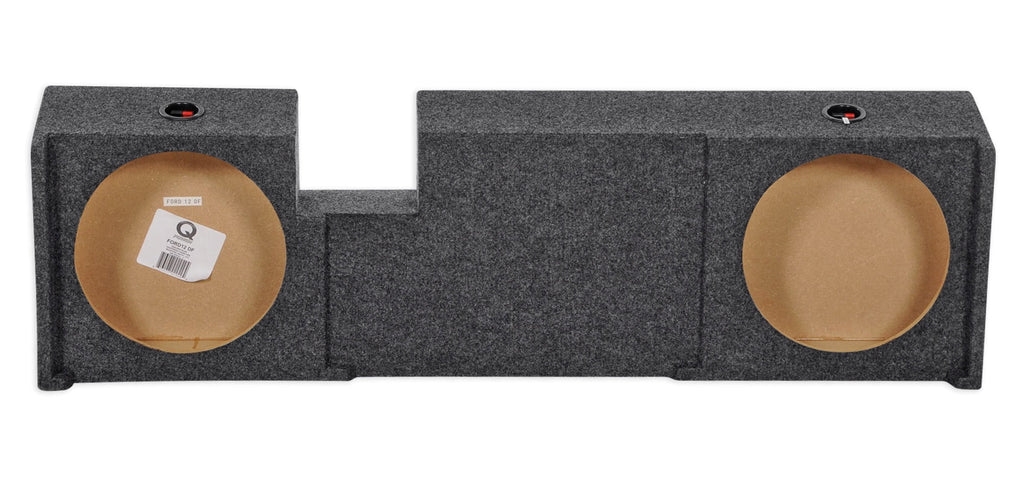 UnderSeat Downfire Dual 12" Subwoofer Sub Box for 2000-2003 Ford F150 Xcab