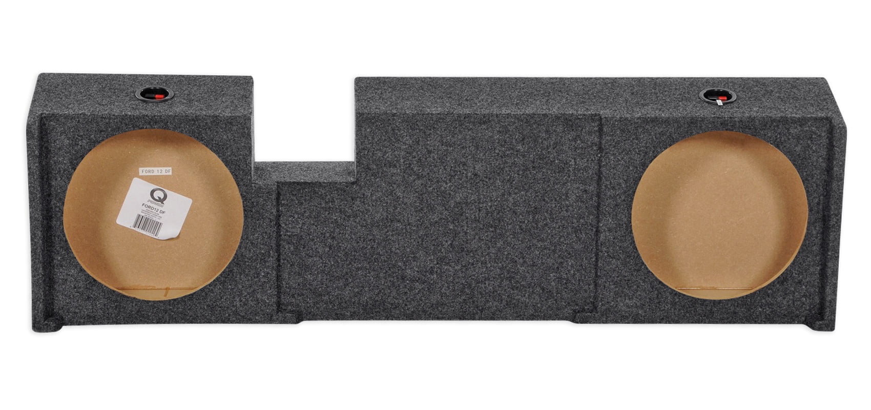 UnderSeat Downfire Dual 12" Subwoofer Sub Box for 2000-2003 Ford F150 Xcab