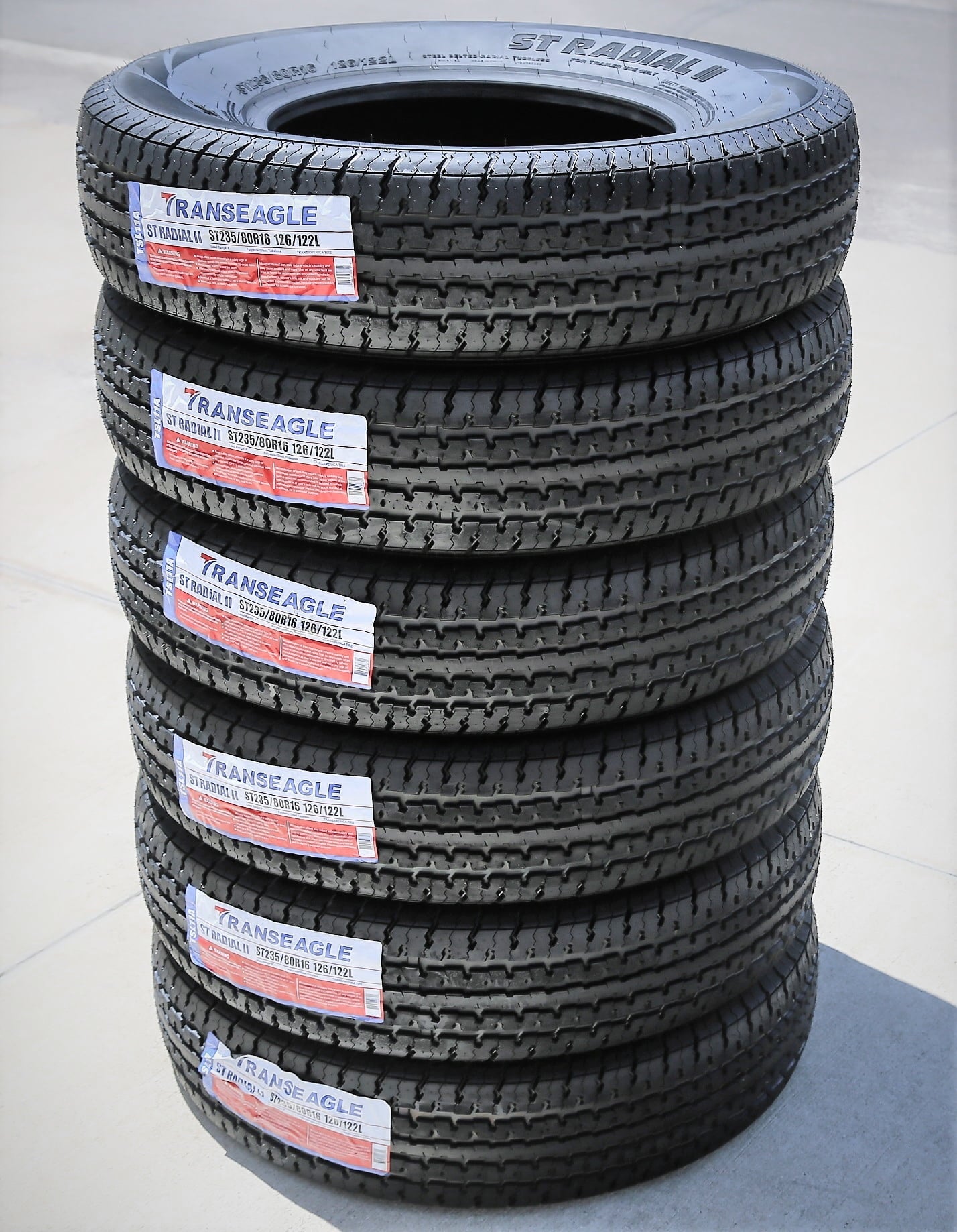Transeagle ST Radial II Trailer Tire - ST235/80R16 126L LRF 12PLY