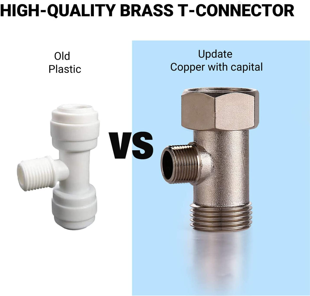 Dalmo Non-Electric Bidet Toilet Attachment with Self-Cleaning Nozzles,with Adjustable Water Spray Pressure and Easy Installation