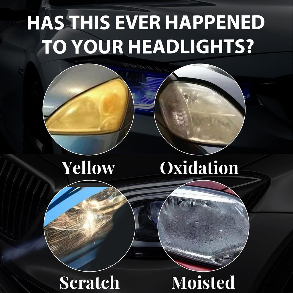 Vntub Auto Headlight Restoration Liquid, Car Headlight Scratch Restoring Fluid Headlight Repair Polish Cleaner For Polishing, Restoring Dull Yellow Headlamp 100ml
