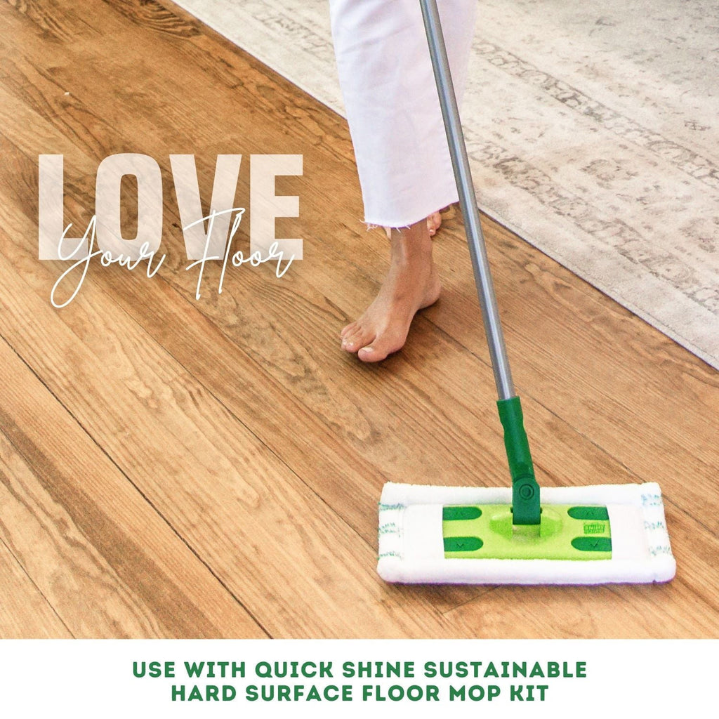 Quick Shine Liquid High Traffic Hardwood Floor Luster, 27 fl. oz., Household Floor Cleaner & Polish