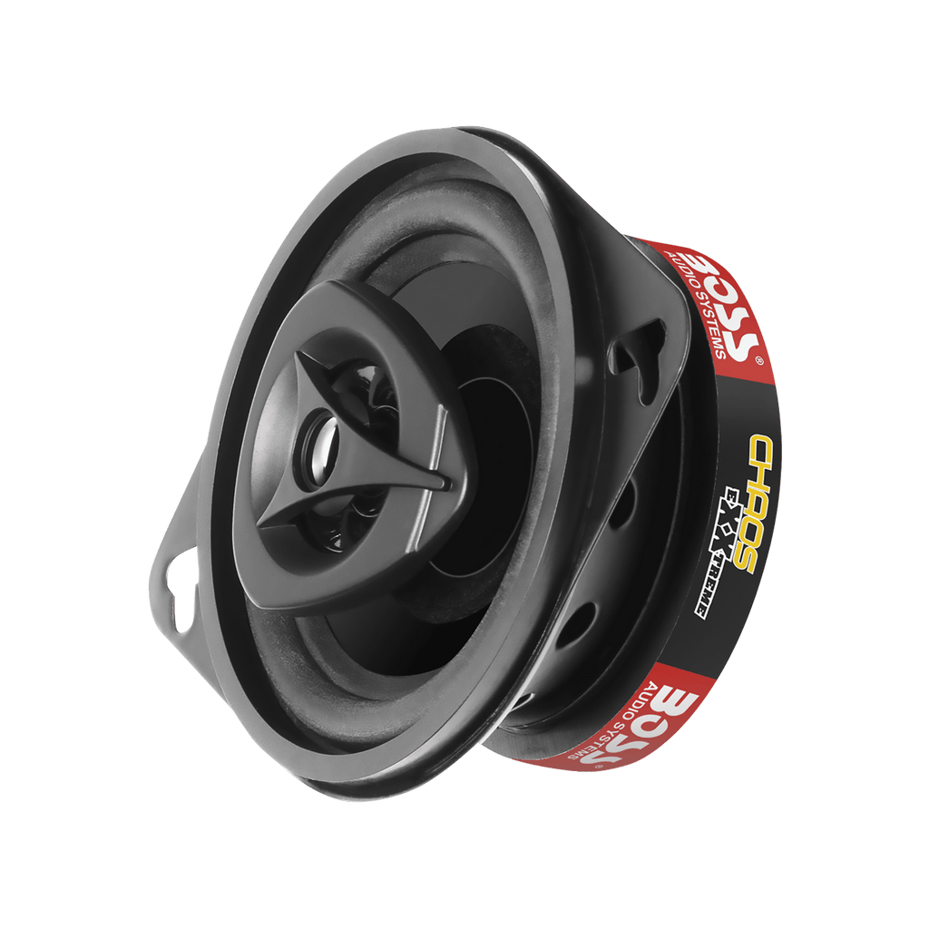 BOSS Audio Systems CH3220B Chaos Series 3.5 inch Car Stereo Door Speakers - 140 Watts Max, 2 Way, Full Range Audio, Tweeters, Coaxial, Sold in Pairs