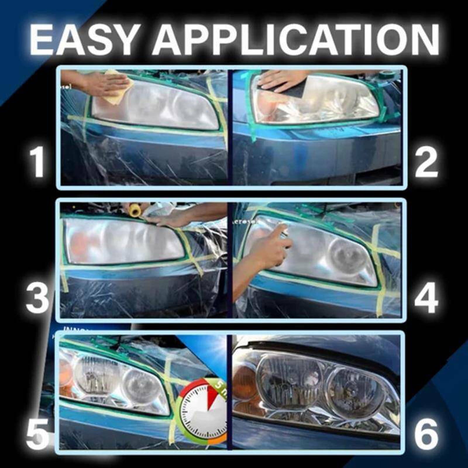 Giyblacko Cleaning brushes with handles Polish Headlight Renewals 20ml Headlight Kit Liquid Car Cleaning Cleaning Supplies