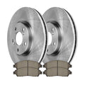 AutoShack Front Brake Rotors and Ceramic Pads Kit Driver and Passenger Side Replacement for 2009-2015 Honda Pilot 2007-2012 2013 Acura MDX 2010-2013 ZDX 2018 RLX 3.5L 3.7L V6 AWD FWD