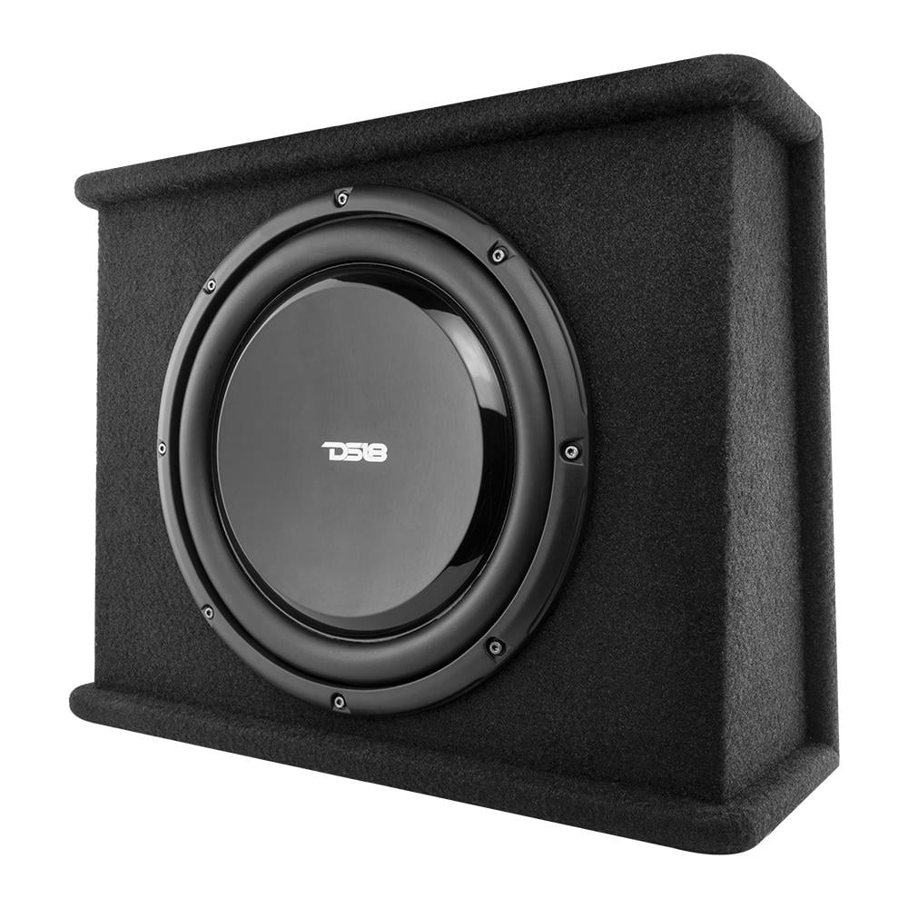 DS18 12" Shallow Subwoofer Bass Package 700 Watts 2 Ohm with Built In Amplifier