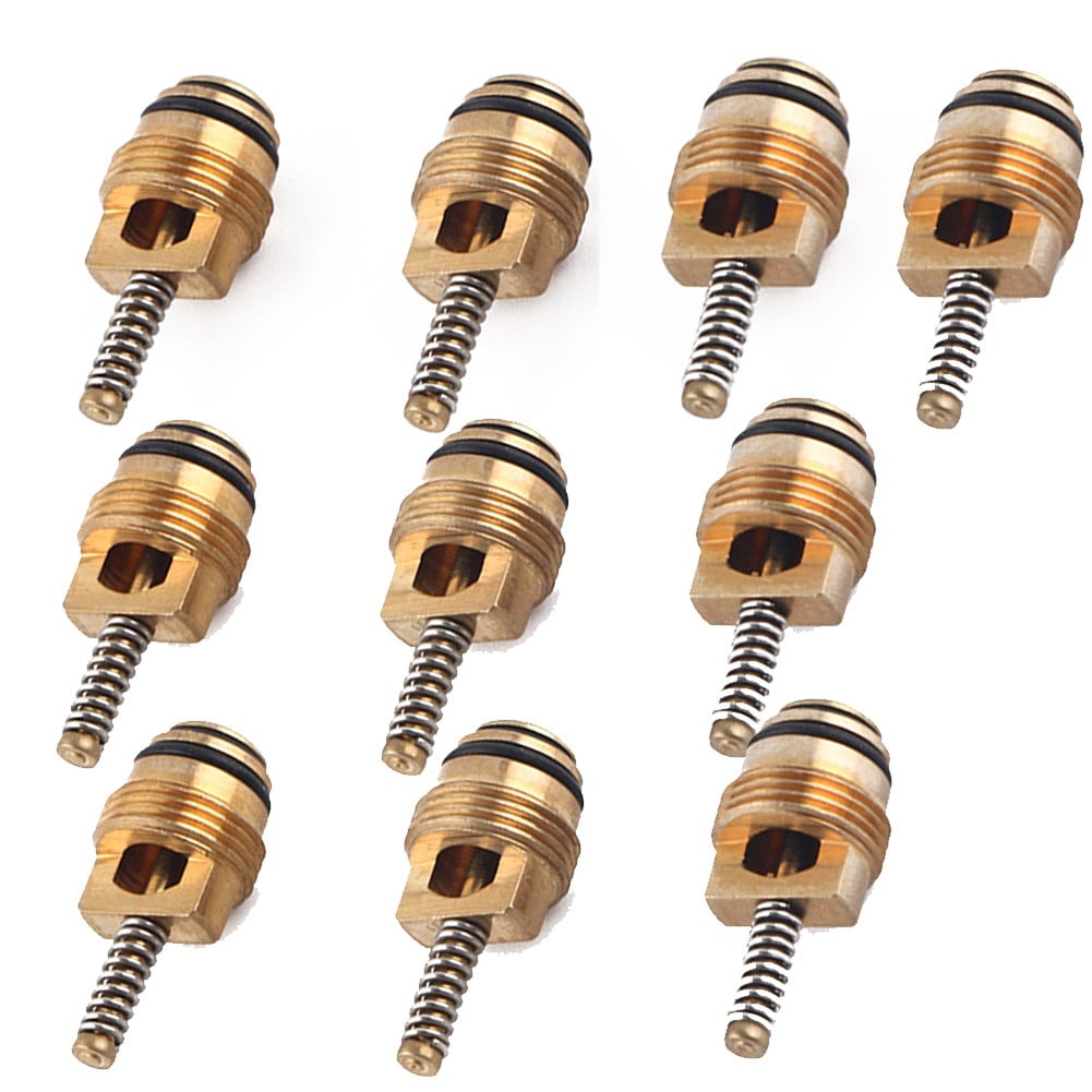 10Pcs M10 R-1234Yf A/C Valve Core Fitting Mt0065 15-75236 Universal