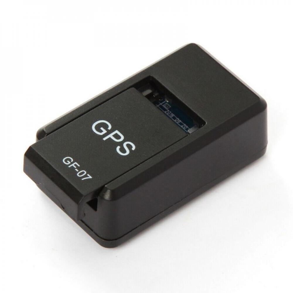 GPS Tracker, Magnetic Mini GPS Real Time Car Locator, Long Standby Portable Real-Time Positioning Device for Kids Elder Pets (Black)