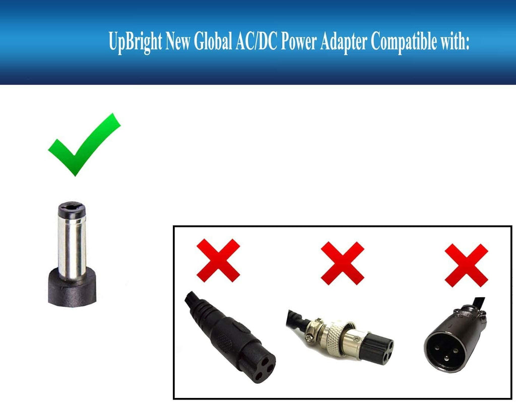 UpBright AC/DC Adapter Compatible with Razor Miniature Dirt Rocket MX125 Electric-Powered Dirt Bike Battery Charger Power Supply Cord Cable PSU