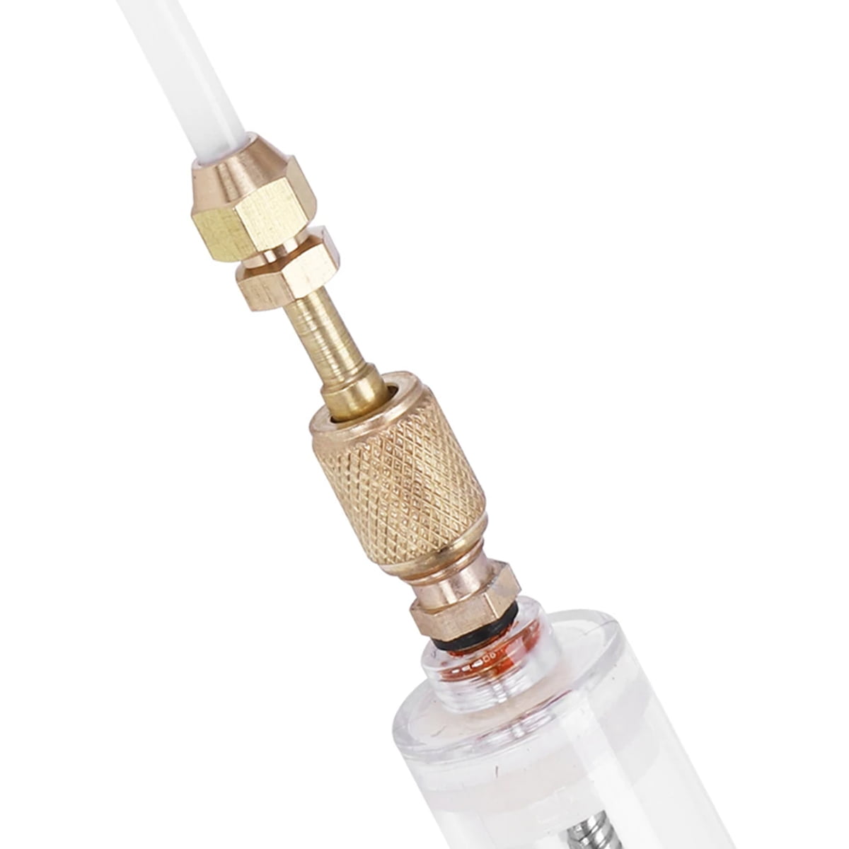 Oil Dye Injector Air Conditioning Injection Tool Hand Air Conditioning Car Oil Injection Dye Injection Tool Premium Durable Liquid Oil Coolant Filler Tube 30ml for Car Accessory