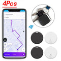 CNKOO 4Pcs Anti-lost Bluetooth Smart Tracker,Pet Child Wallet Key Mini Locator GPS Finder Alarm,Dog Cat Kids Car Wallet Accessories