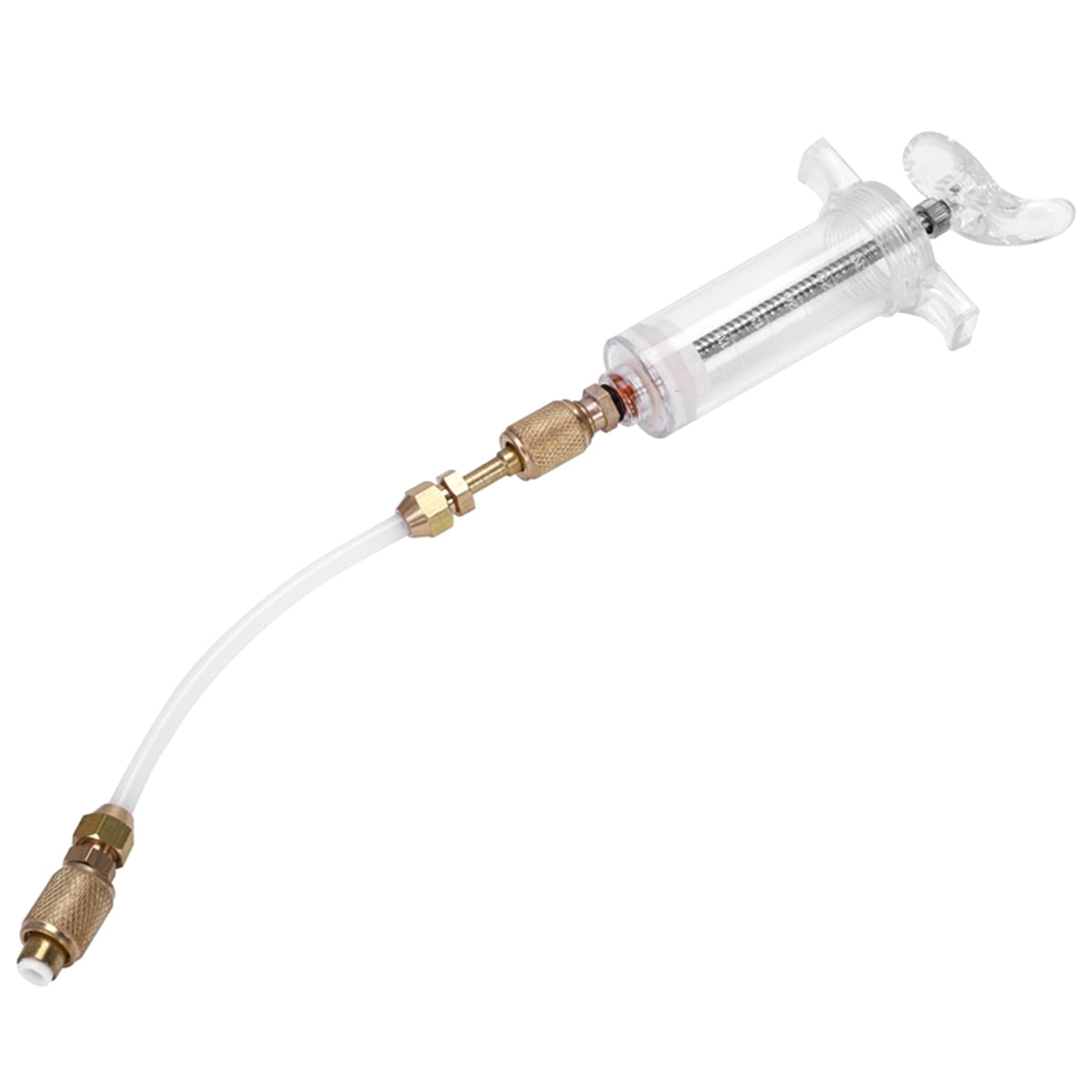 Oil Dye Injector Air Conditioning Injection Tool Hand Air Conditioning Car Oil Injection Dye Injection Tool Premium Durable Liquid Oil Coolant Filler Tube 30ml for Car Accessory