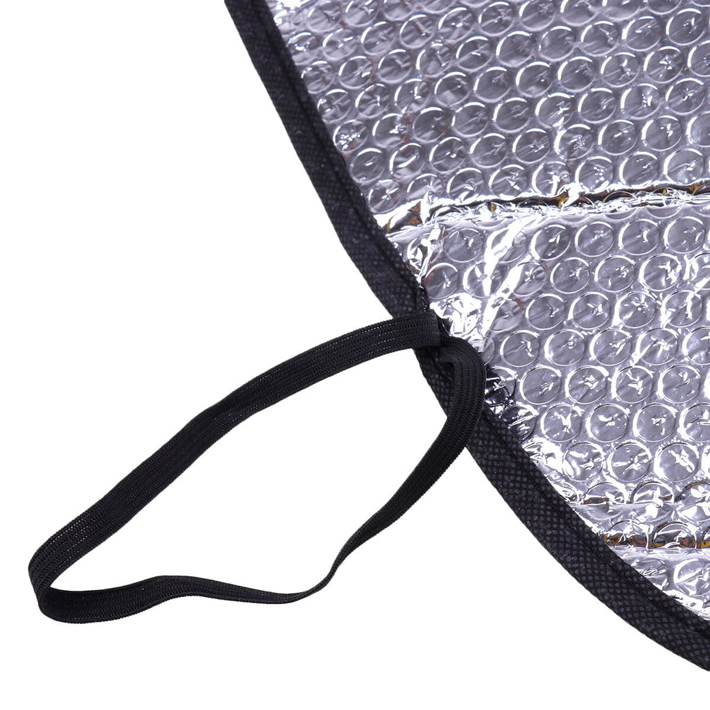 Heat Reflective Visor Car Auto Foldable Windshield Visor Sun Shade Heat Reflective Sun Shield (Silver)