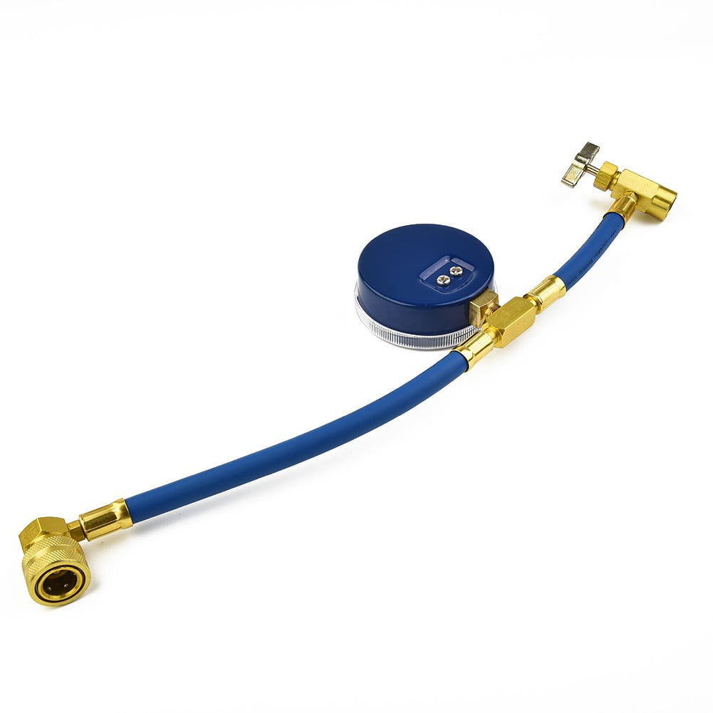 Car R134A Hose A/C Air Conditioning Recharge Hose Gas Gauge Tool Kit