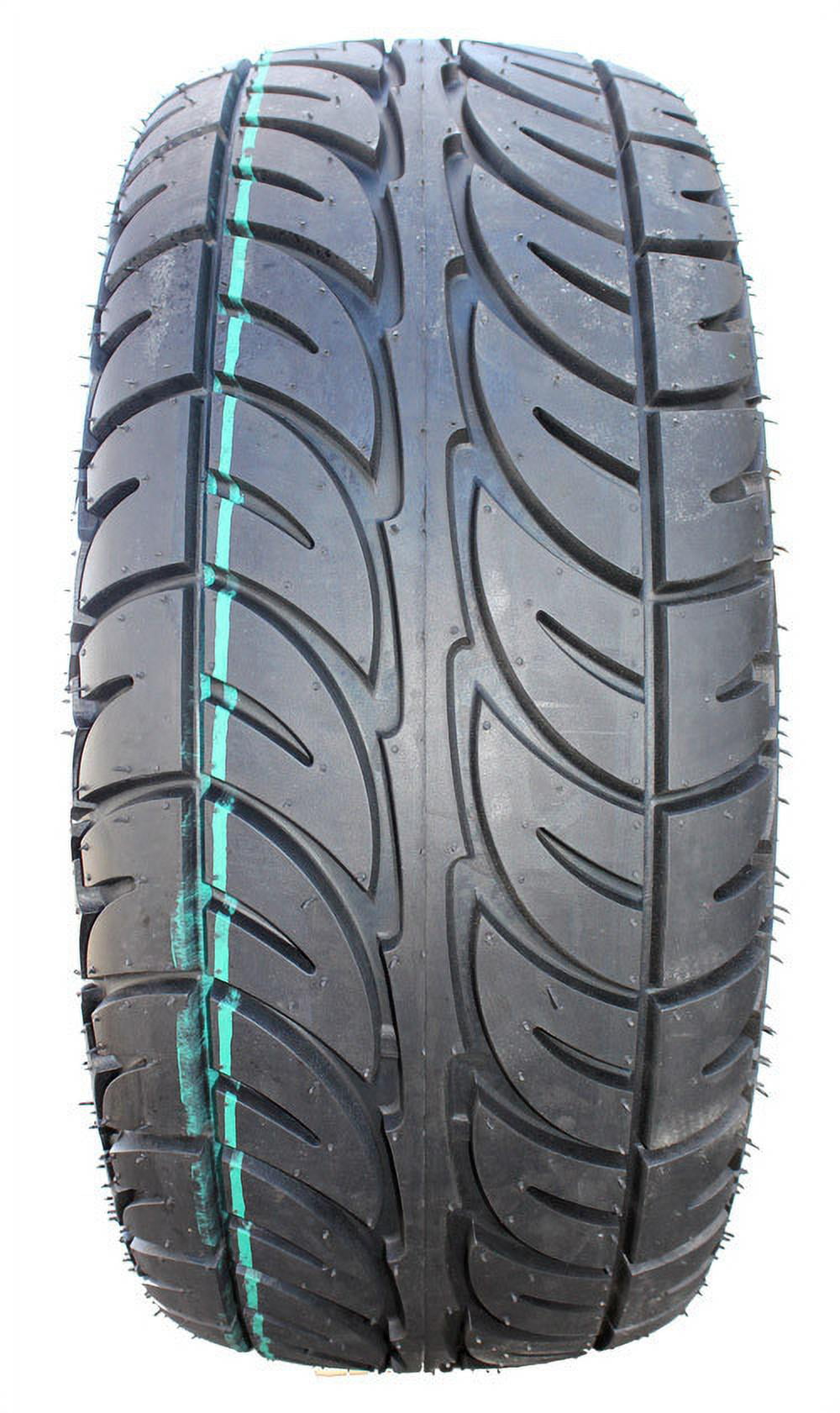 Full set of MotoSport EFX Street Fusion 205x30-12 (4ply) Golf Cart Tires (4)