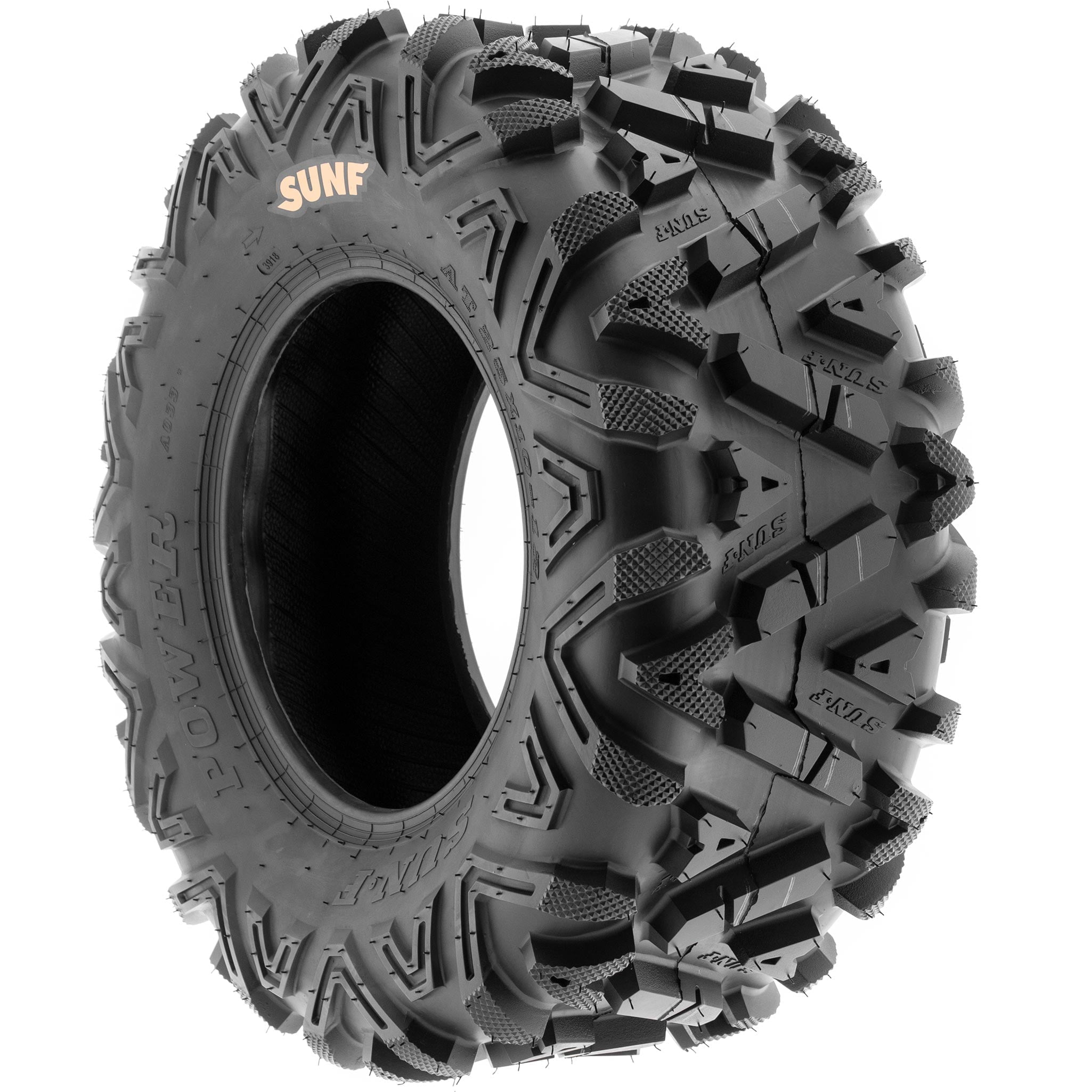 SunF All Terrain ATV UTV Tires 25x10-12 25x10x12 6 PR A033 (Pair of 2)