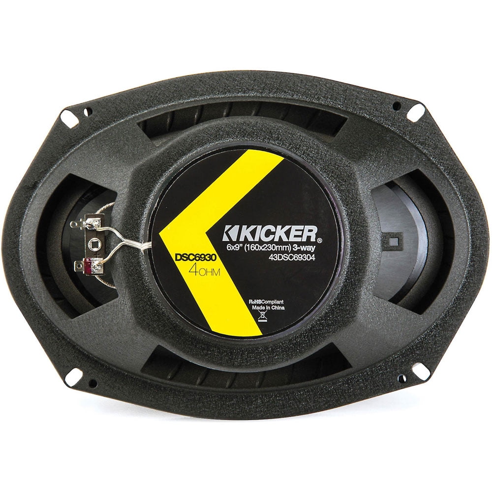 Kicker DSC6930 DS Series 6x9" 4-Ohm 3-Way Speaker