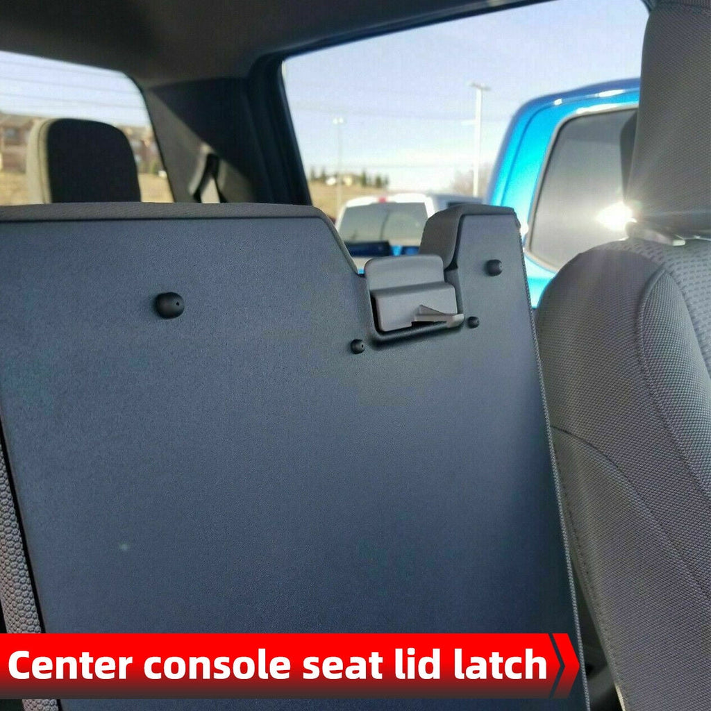 Kojem Center Console Jump Seat Lid Latch for 2010-2018 Ford F150 F-150 Replacement for BL34-18672A66 Gray