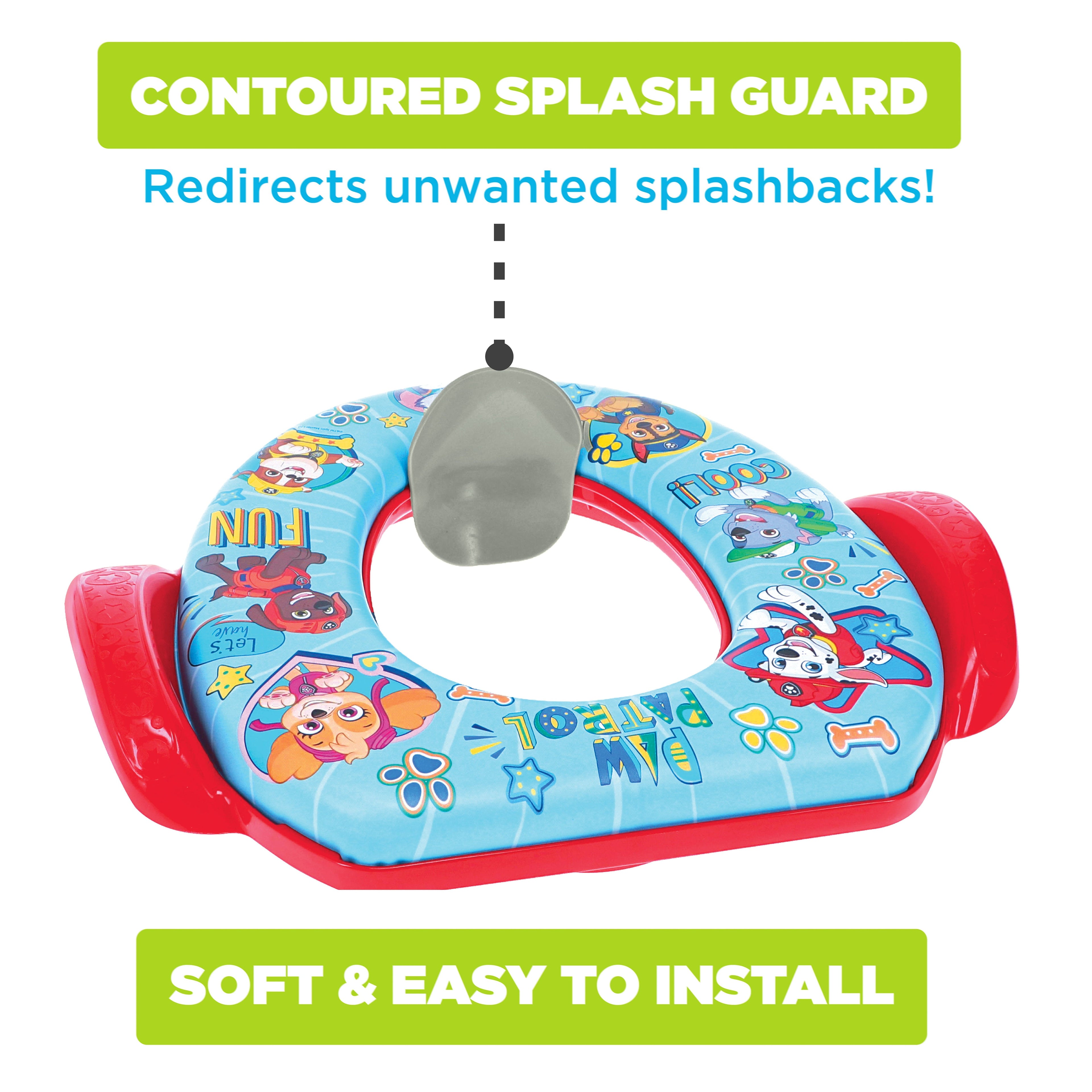 Nickelodeon PAW Patrol "Let's Have Fun" Soft Potty Seat with Potty Hook