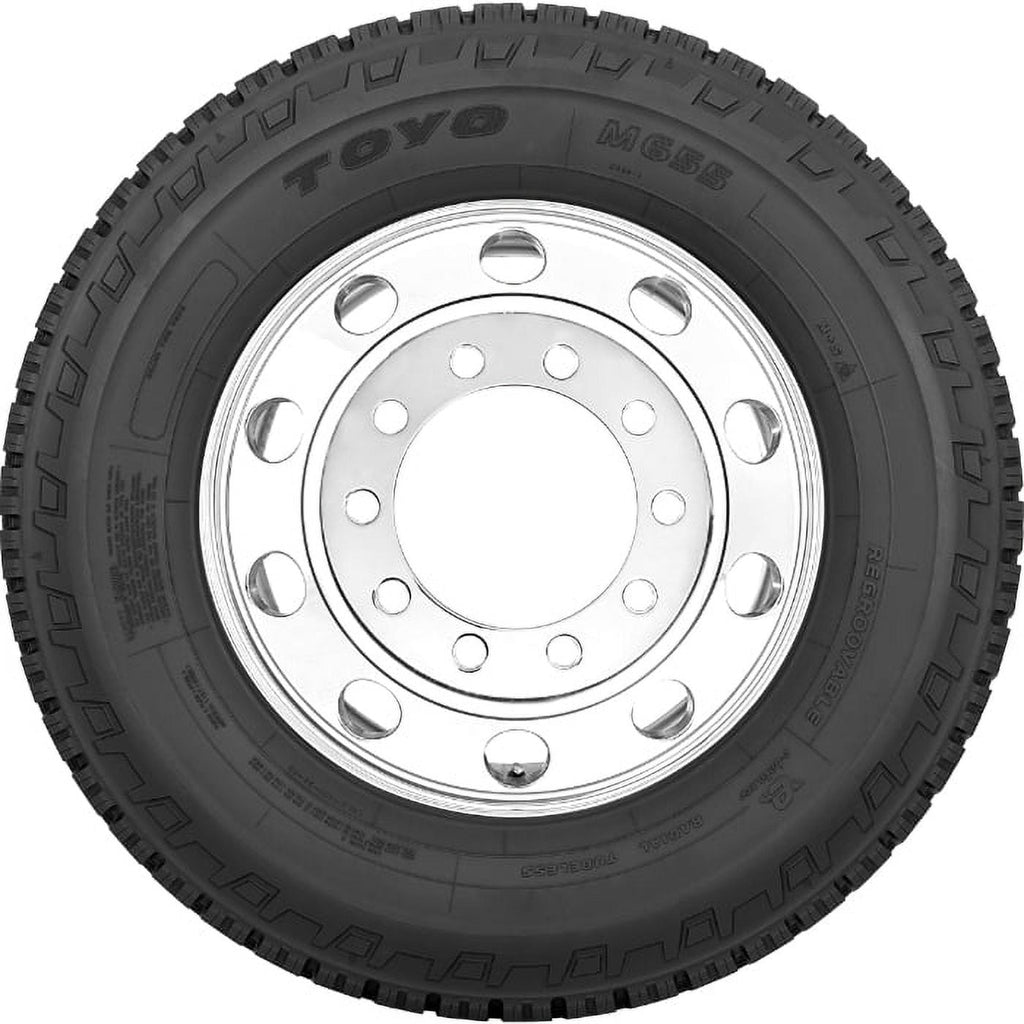Toyo M655 225/70R19.5 Load G 14 Ply Drive Commercial Tire