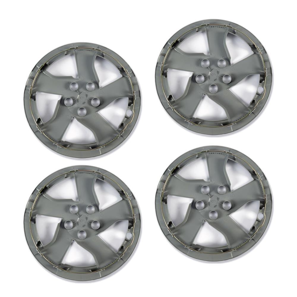 CROSSDESIGN Hubcaps Wheel Cover 15 inch Fit for 2010-2011 Toyota Prius Auto Tire Replacement Exterior Cap 4pcs