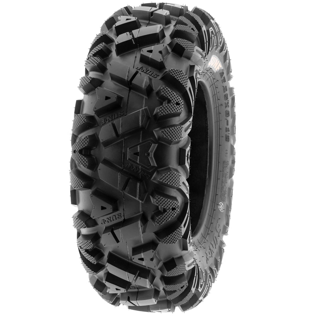 SunF All Terrain ATV UTV Tires 25x8-12 25x8x12 6 PR A033 (Pair of 2)