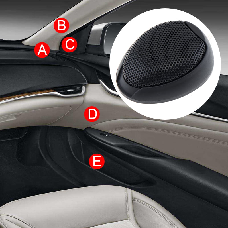 2pcs 1000W TW-106 High Efficiency Mini Dome Tweeter Speakers for Car Audio System