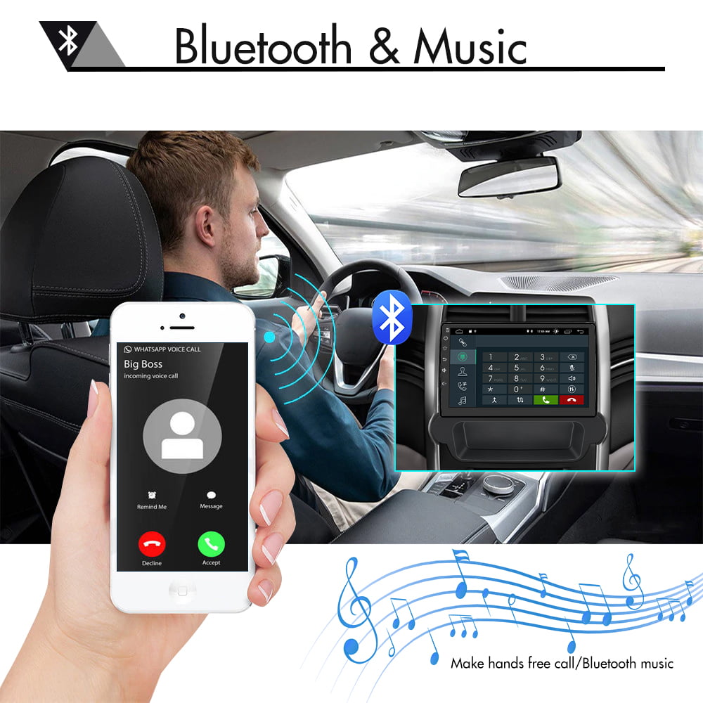 AWESAFE Car Radio Stereo,double din car stereo for Chevrolet Chevy Malibu 2013 2014 2015 Compatible with 10 Inch HD LCD Touchscreen Monitor GPS Navigation Bluetooth DSP Split Screen