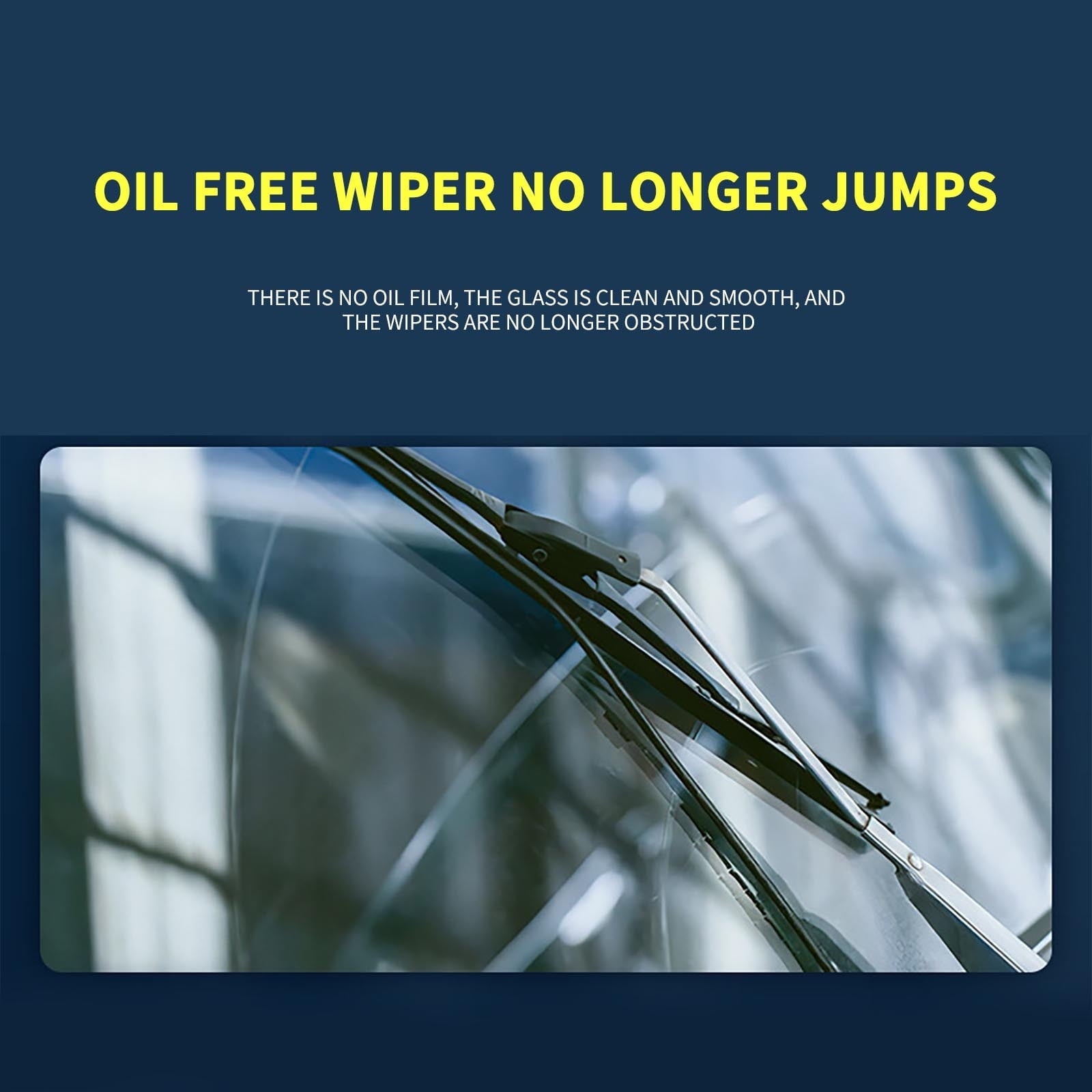 Car Glass Oil Film Cleaner, Glass Film Removal Cream,Popular Car Oil Film Cleaning Emulsion, Windshield Oil Film Stain Removal, Wiper Oil Film Cleaning Agent 150ml