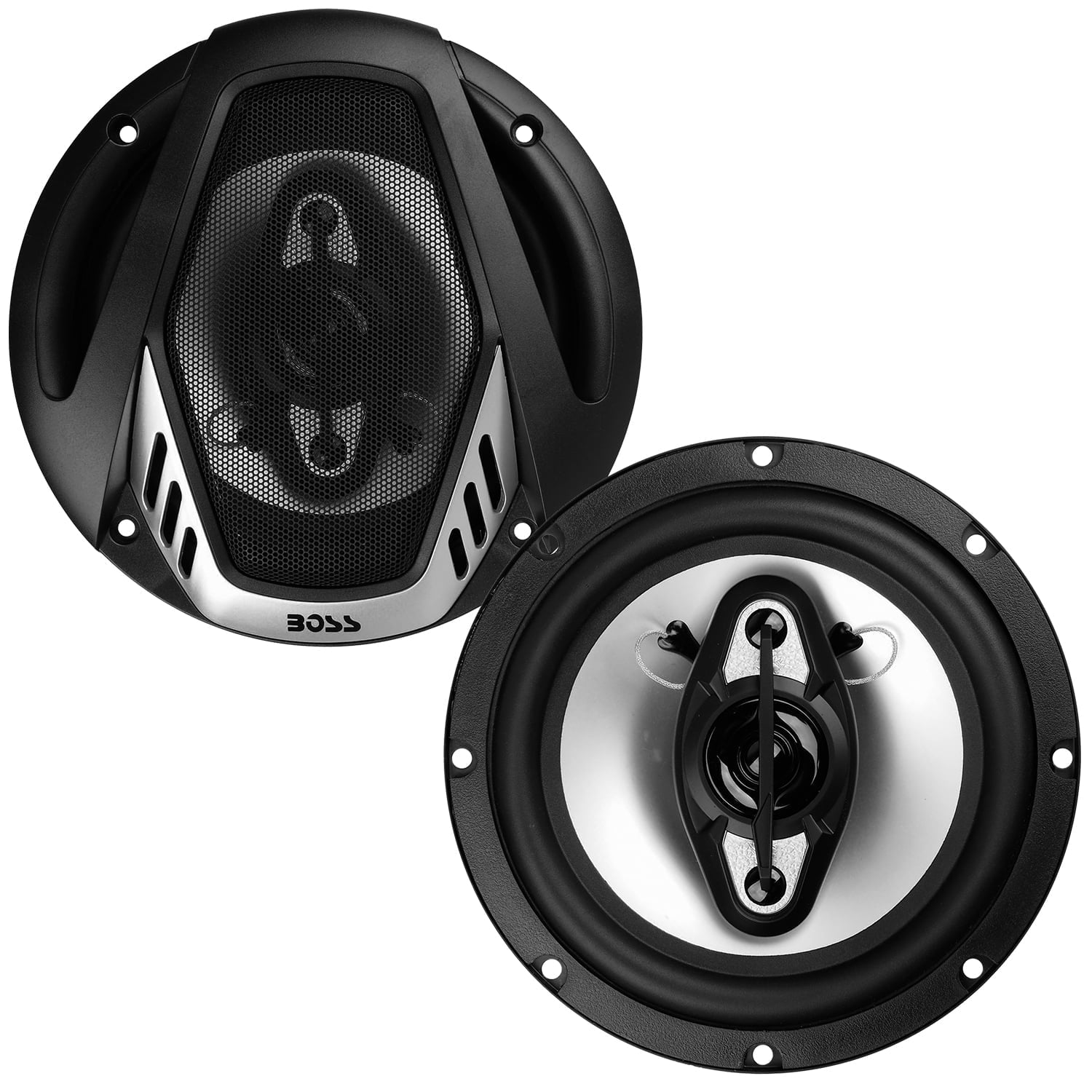 BOSS Audio Systems NX654 Onyx Series 6.5 inch Car Stereo Door Speakers - 400 Watts Max, 4 Way, Full Range Audio, Tweeters, Coaxial, Sold in Pairs