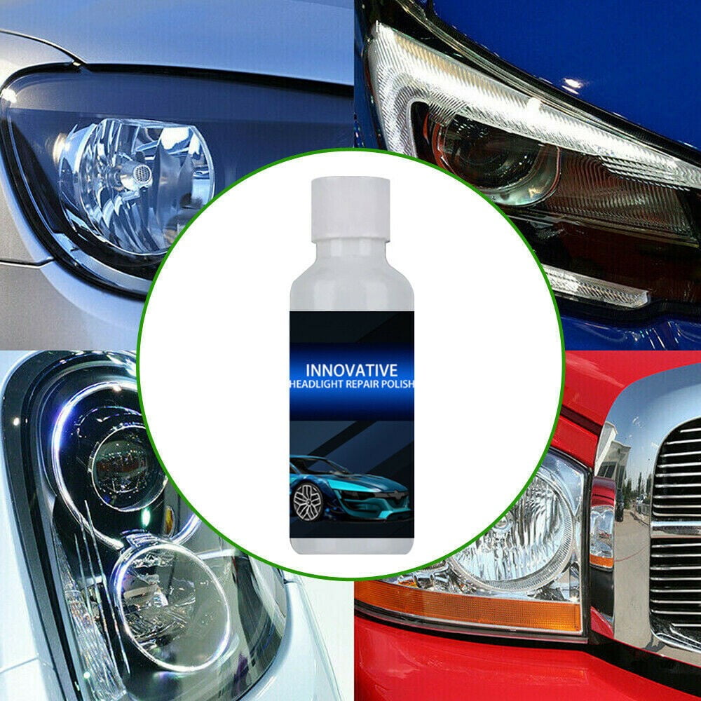 Car Headlight Cover Len Restorer Repair Liquid Polish Cleaner Accessories 30ml