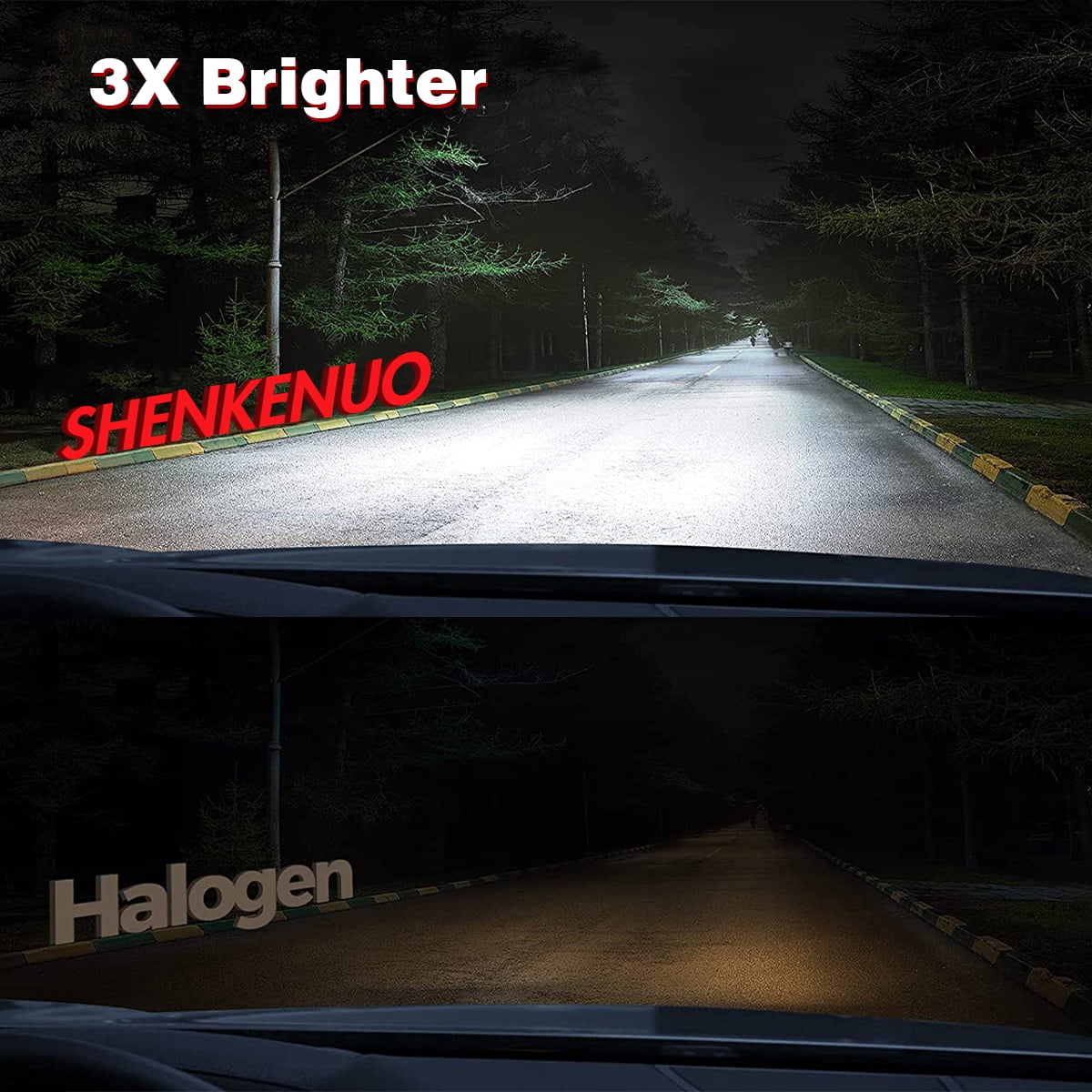 2x H6M LED ATV Headlight Bulb For Honda Suzuki Kawasaki Yamaha 6000K 40W White