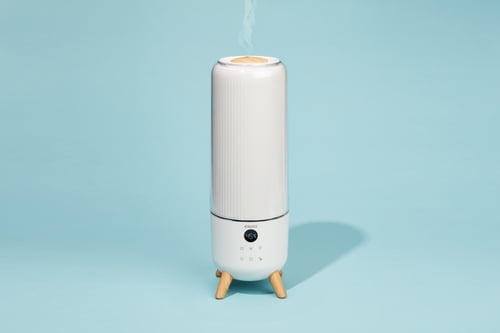 HoMedics Total Comfort Deluxe Ultrasonic Humidifier Top Fill, Large Humidifier for for Bedroom, Plants, Office - Top-Fill 1.47 Gallon White UHE-CMTF91