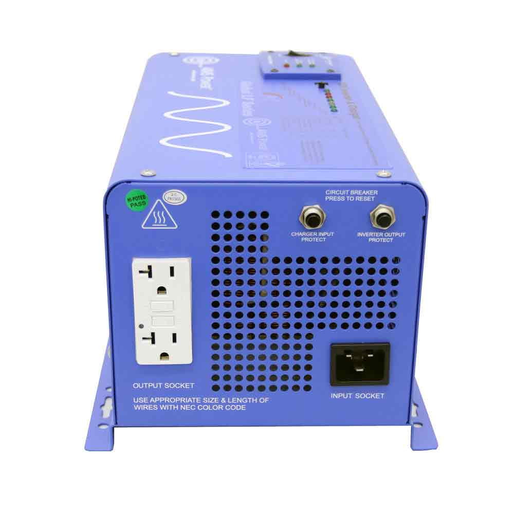 AIMS Power 1500W 12 Volt Pure Sine Inverter Charger