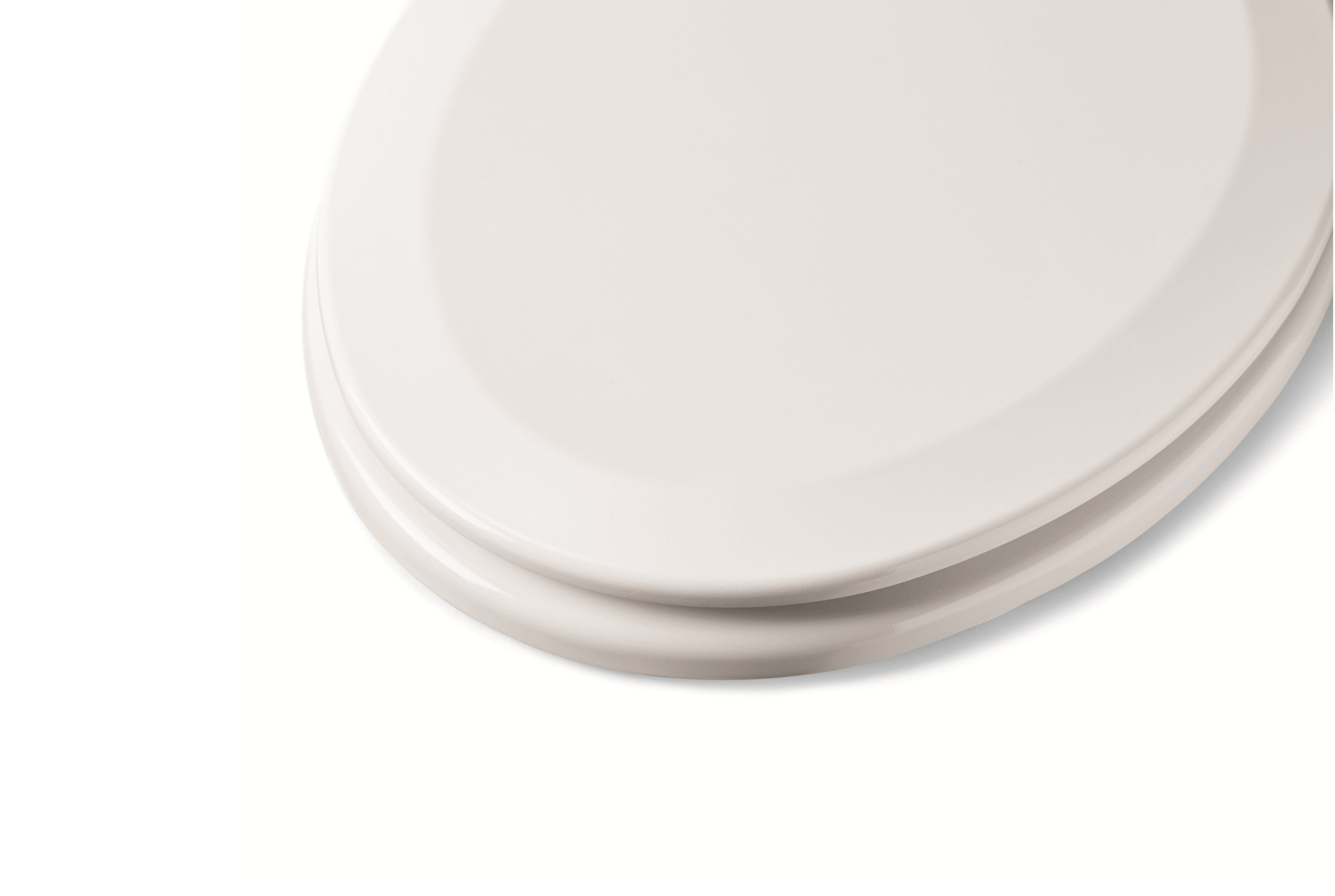 Mainstays Plastic Elongated Toilet Seat in Daisy White