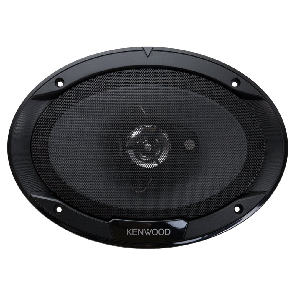 Kenwood 6" x 9" 400W 3-Way Car Audio Flush Mount Coaxial Stereo Speakers, Pair